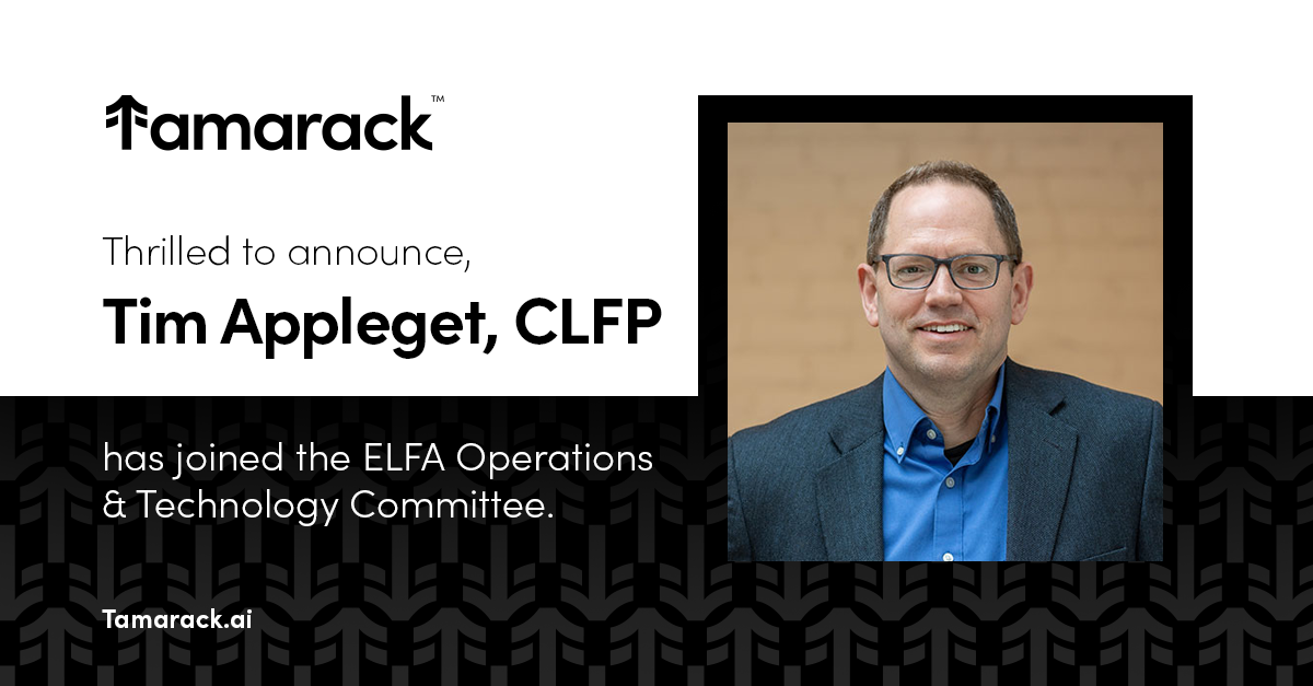Tim Appleget joins ELFA Operations & Technology committee