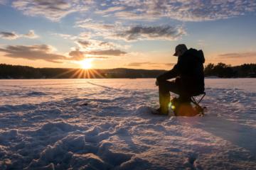 Ice fishing and National Prediction Month