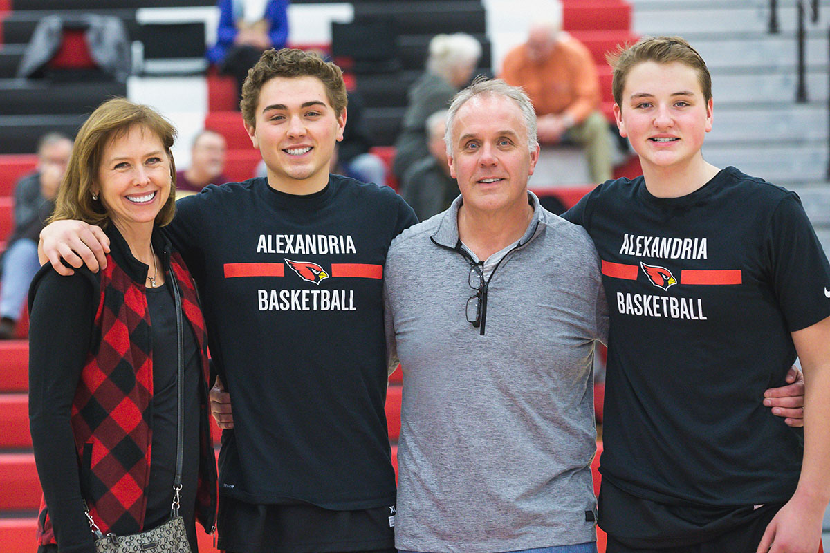 Andy Hedstrom family Basketball